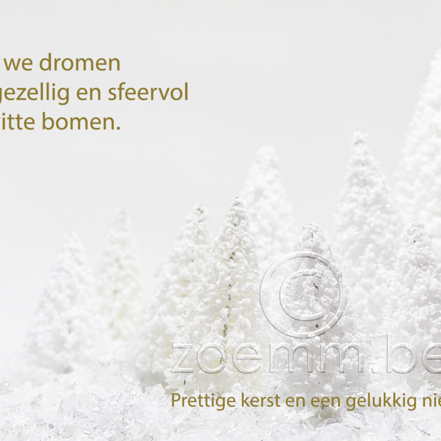 Haiku kerstwens bomen 1