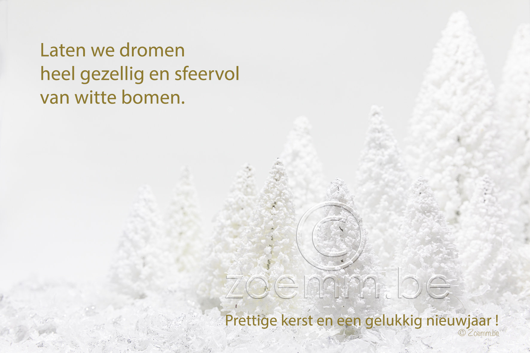Haiku kerstwens bomen 1