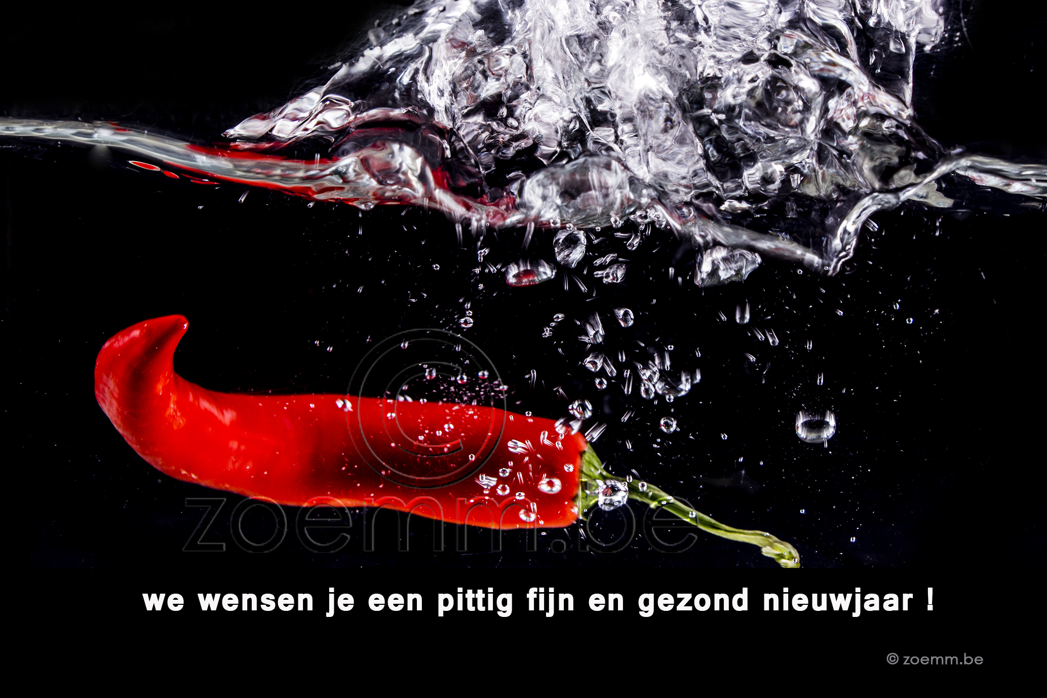 Zwart pittig