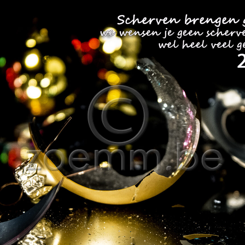 Zwart scherf