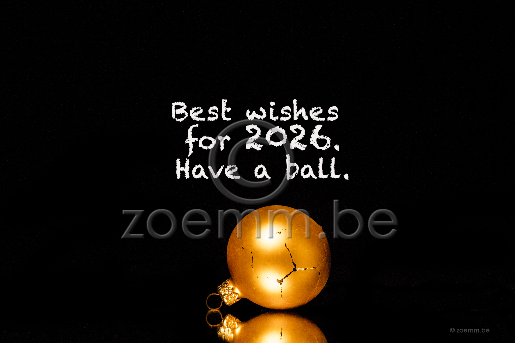 Zwart bal 1